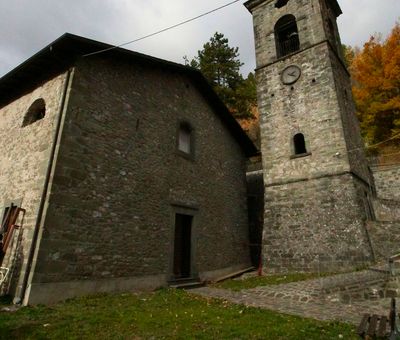 Church of San Martino, Villa Soraggio