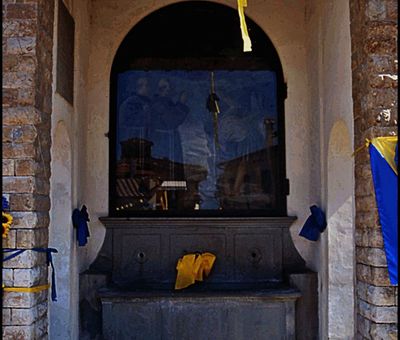 Fountain with the tabernacle of Ardengo Soffici