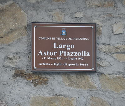 Largo Astor Piazzolla, Villa Collemandina