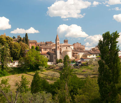 The medieval town of Castelnuovo Berardenga