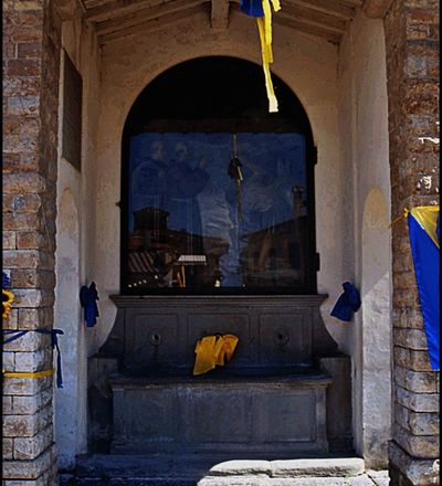 Fountain with the tabernacle of Ardengo Soffici