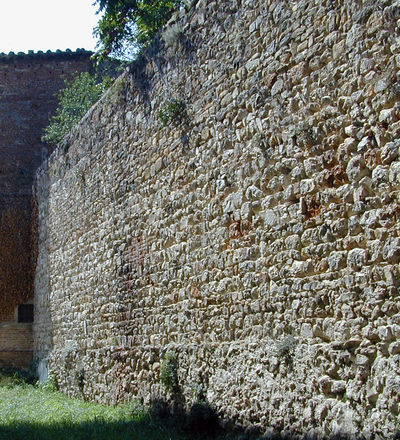 Medieval walls of Cascina