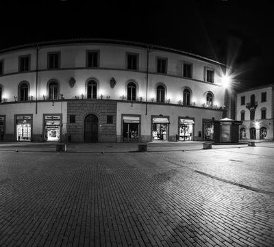 Panoramic view of Piazza Cavour, San Giovanni Valdarno