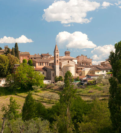 The medieval town of Castelnuovo Berardenga