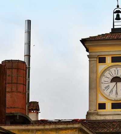 Vecchia Cartiera Clock Tower