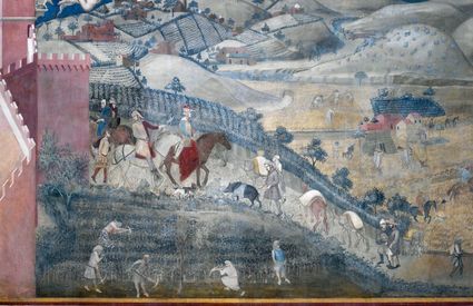 Ambrogio Lorenzetti Siena Buon Governo Campagna