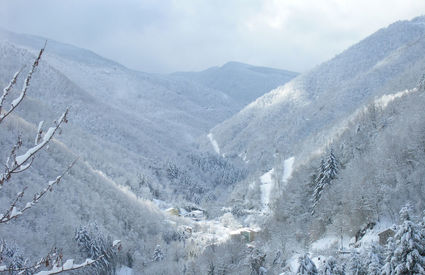 Bellavalle Valley under the snow