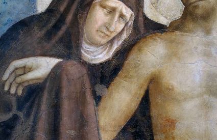 Cristo in Pietà,1424 ca. - Masolino da Panicale (1383-1440)