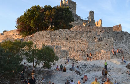 Fortress "Rocca" of San Silvestro, concert for the 20th anniversary of the park by the Gabrieli Brass Quintet.