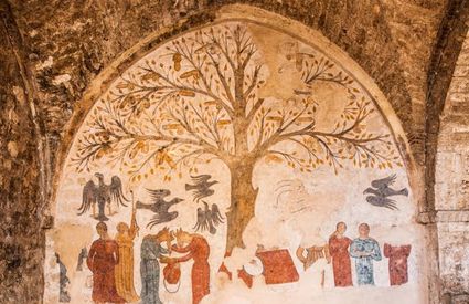 Fresco, fonte Abbondanza, Massa Marittima