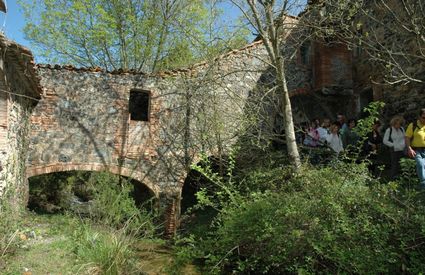 I resti degli antichi Bagni termali san michele pomarance