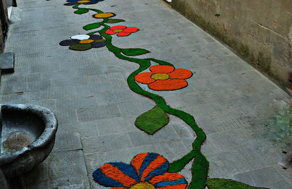 L'infiorata, pitigliano