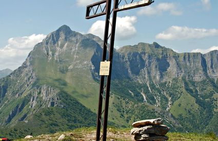 La vetta del monte Croce