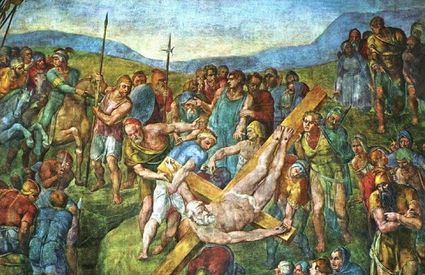 Michelangelo, Crucifixion of Saint Peter