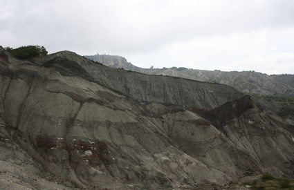 Sasso di Simone and badlands