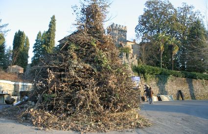 The bonfire of Saint Anthony in Filattiera