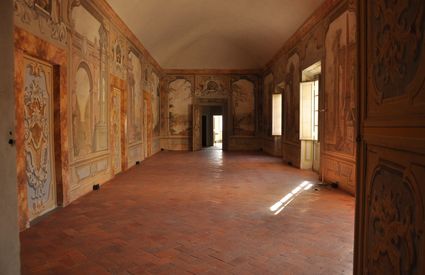 The piano nobile in the Gallery