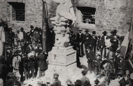 Unveiling of the monument to Garibaldi