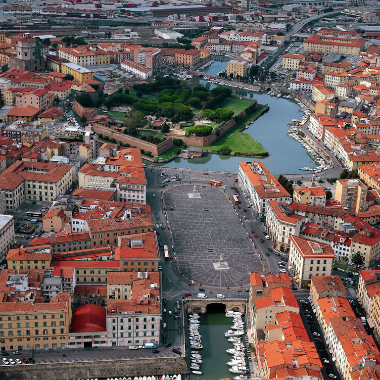 Livorno, Piazza della Repubblica and Fortezza Nuova