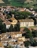 centro storico Cerreto Guidi dall'alto