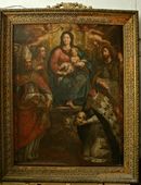 Madonna col Bambino e santi, “Baccio” Ciarpi, Fivizzano