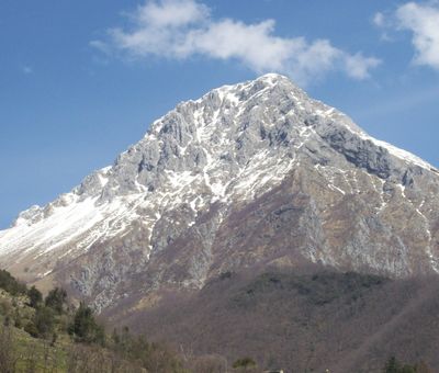 Pania della Croce innevata, Alpi Apuane