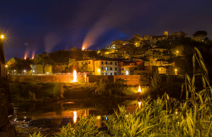 Capraia Fiorentina di notte