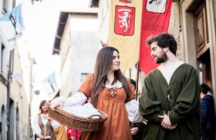 Carnevale di Bibbiena, rievocazione della Mea