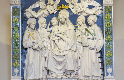 Dossale Robbiano, Sant'Agata, Radicofani, Andrea della Robbia