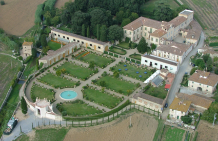 Fattoria di Travalle dall'alto