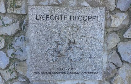 La fonte dedicata a Fausto Coppi, Rio nell'Elba