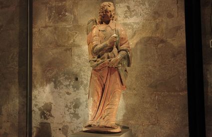 La statua di terracotta nella Pieve di San Gennaro attribuita a Leonardo da Vinci