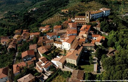 Monsummano Terme dall'alto
