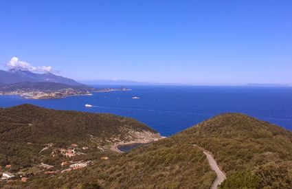 Panorama da Rio nell'Elba