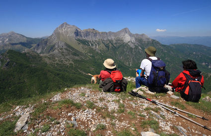 Panorama dal monte Croce