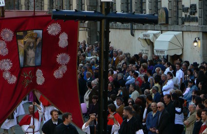 Santa Fiora, processione del 3 maggio
