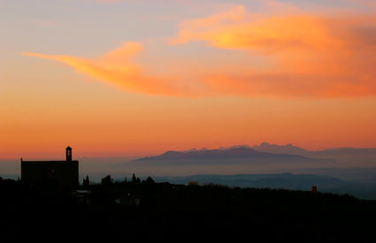 Tramonto a Volterra