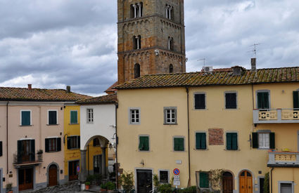 Veduta di piazza Ricasoli , Altopascio